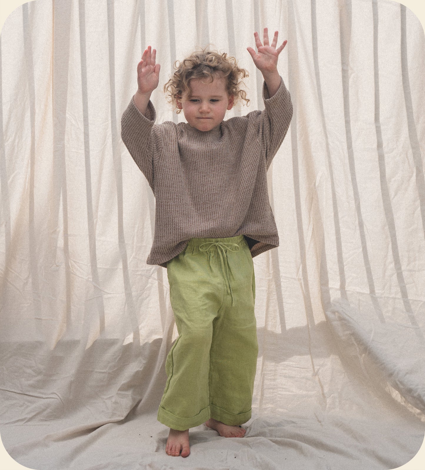 Linen Pant in Kiwi